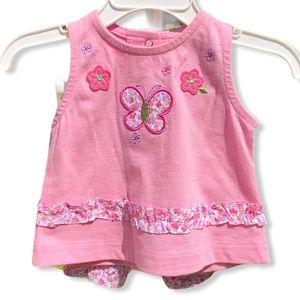 6 Month‎ NWT Agabang Pink Floral Tee & Shorts Set